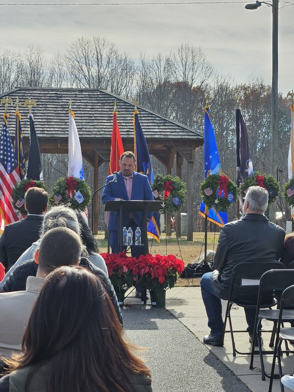 Wreaths Across America ceremony in Waxhaw